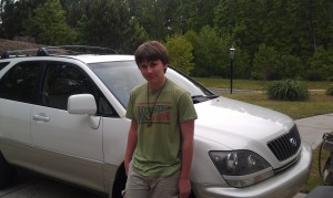 Caleb and his "new" used car